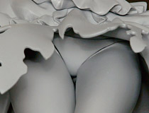 プラムの新作フィギュア「フラワーナイトガール オンシジューム」の監修中原型が展示！【宮沢展示会37】