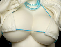 唐詩郎さん新作ガレキ「おしえて！ ギャル子ちゃん ギャル子」無彩色サンプルが展示！【トレフェス有明15】