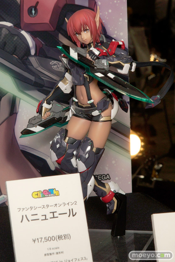 HOBBY ROUND 15のボークスのフィギュアのキャラグミン新作展示の様子画像　ハニュエール01