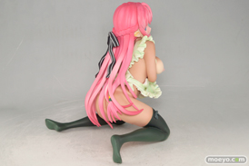 ブラックベリーの彼女×彼女×彼女 織節秋奈 裸エプロン Happy Ver. 日焼け パステルグリーンカラーの新作フィギュア彩色サンプル画像03