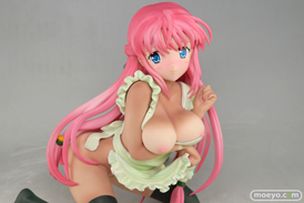 ブラックベリーの彼女×彼女×彼女 織節秋奈 裸エプロン Happy Ver. 日焼け パステルグリーンカラーの新作フィギュア彩色サンプル画像09