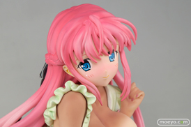 ブラックベリーの彼女×彼女×彼女 織節秋奈 裸エプロン Happy Ver. 日焼け パステルグリーンカラーの新作フィギュア彩色サンプル画像11