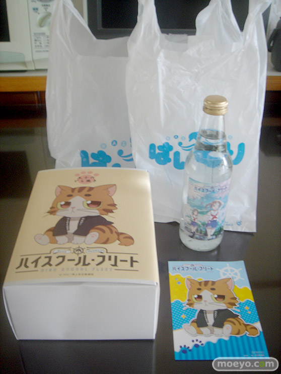 ハイスクール・フリート（はいふり）アニメ本編登場の「プリン」と「どら焼き」のさかくら総本家での販売の様子13