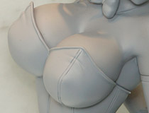 フリーイング新作フィギュア「ゴッドイーター2 レイジバースト シエル・アランソン バニーVer.」の監修中原型が展示！【WF2016冬】