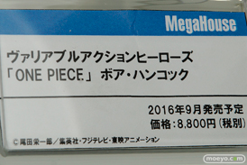 たしぎ　ナミ　ハンコックなどメガホビEXPO 2015 Springのメガハウスのワンピース新作フィギュア展示の様子15