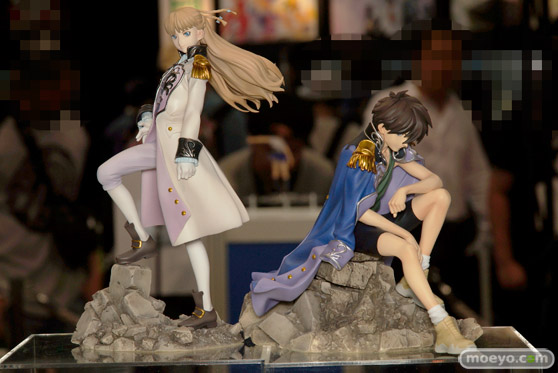 神谷奈緒　北条加漣　菅生あすか　リリーナ　ヒイロ　などメガホビEXPO 2015 Springのアルファオメガの新作フィギュア展示の様子11