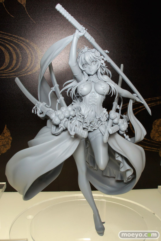 ホビージャパンの百花繚乱 柳生十兵衛 ファイナルブライドVer.の新作フィギュア開発中原型画像01