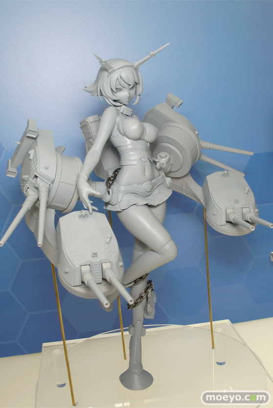 ホビージャパンの艦隊これくしょん -艦これ-　陸奥の新作フィギュア開発中原型画像02