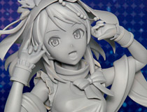 アルファオメガ新作フィギュア「デレマス 北条加蓮 Triad Primus Ver.」製作中原型が展示！【メガホビ2016春】