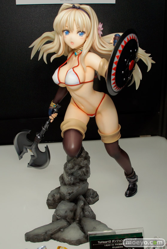 コトブキヤの4-リーヴス ToHeart2 ダンジョントラベラーズ ファイターささらの新作フィギュア撮りおろしサンプル画像01