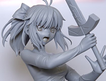 ベルファイン新作フィギュア「Fate/atay night [UBW] セイバー白ドレスVer.」監修中原型が展示！【宮沢展示会37】