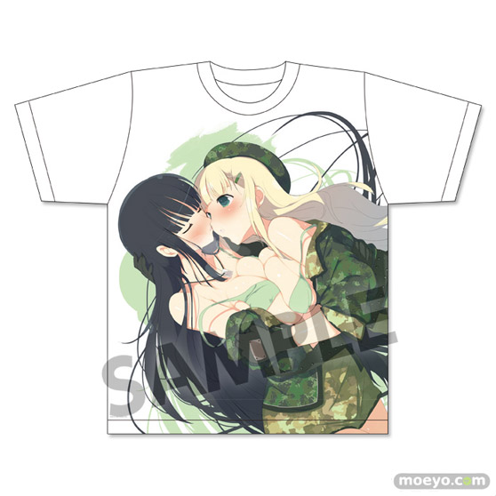 閃乱カグラ×UPPERS GIRL'S DOUBLE UPPER Tシャツ　斑鳩＆詠のサンプル画像04