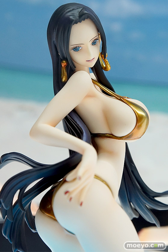 メガハウスのONE PIECE ポートレートオブパイレーツ LIMITED EDITION ボア・ハンコック Ver.BB_GOLDの新作フィギュア彩色サンプル画像04