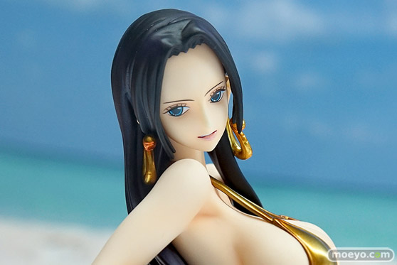 メガハウスのONE PIECE ポートレートオブパイレーツ LIMITED EDITION ボア・ハンコック Ver.BB_GOLDの新作フィギュア彩色サンプル画像05