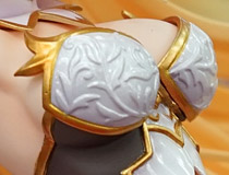 受注締切は7月26日！ホビージャパン新作フィギュア「千年戦争アイギス 白き射手ナナリー 覚醒ver.」の彩色サンプルが展示！