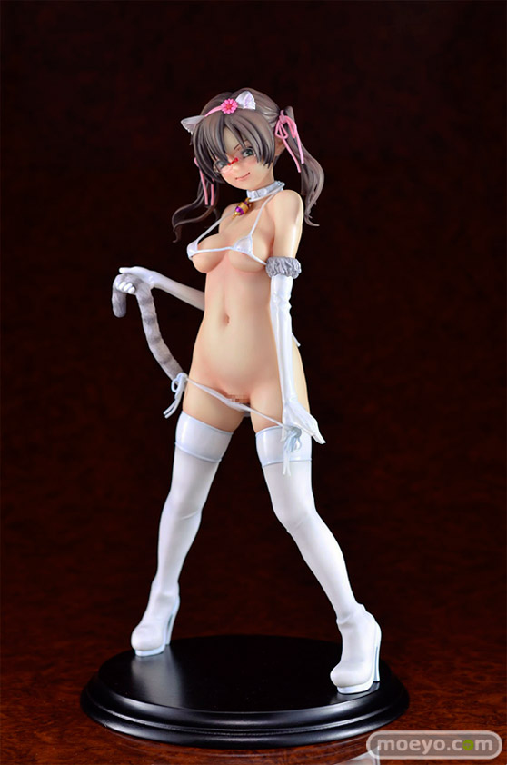 Q-sixのH.O.M.E ヨーコちゃん 白にゃんこver.の新作エロアダルトフィギュア彩色サンプルキャストオフ画像01