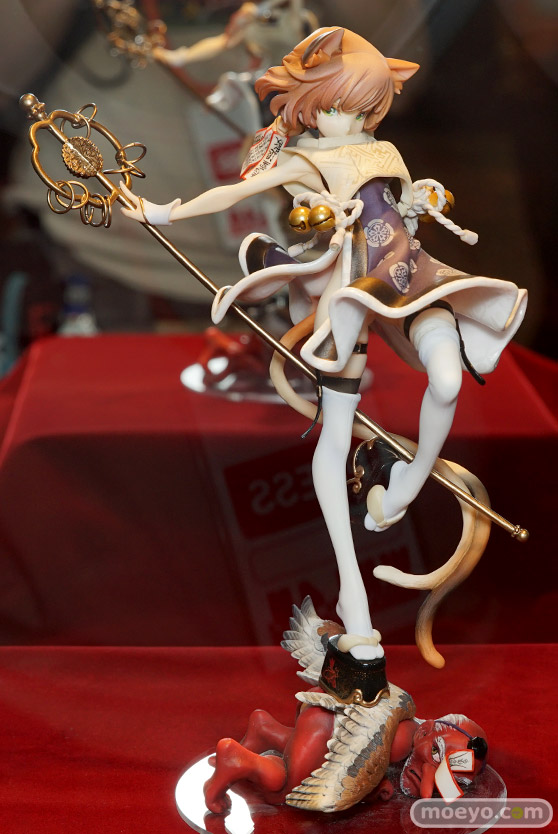 ワンダーフェスティバル 2016［夏］のワンダーショウケースブースの空母ヲ級 ver.K　「化猫陰陽師」月影　中川凰蘭　ガレージキット作例展示の様子画像 07