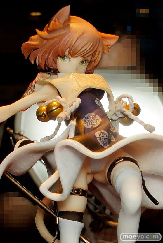 ワンダーフェスティバル 2016［夏］のワンダーショウケースブースの空母ヲ級 ver.K　「化猫陰陽師」月影　中川凰蘭　ガレージキット作例展示の様子画像 08