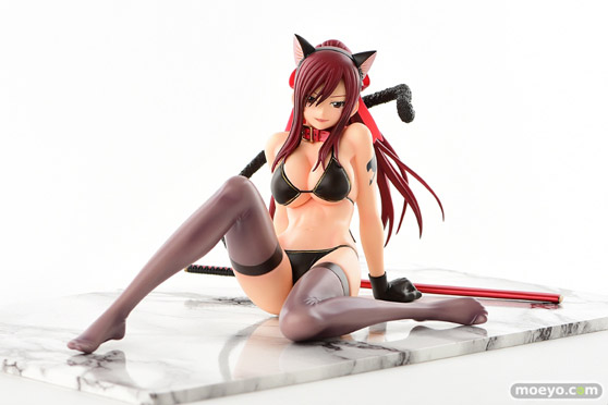 オルカトイズのFAIRY TAIL エルザ・スカーレット・黒猫Gravure_Styleの新作フィギュア彩色サンプル新画像01