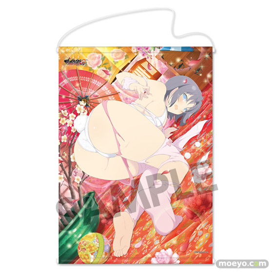 閃乱カグラ NewWave Gバースト 描き下ろしB2タペストリー  雪泉 麗王 芭蕉のサンプル画像01