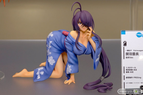 フリーイングの一騎当千 Extravaganza Epoch 関羽雲長 浴衣Ver.の新作フィギュア彩色サンプル画像01