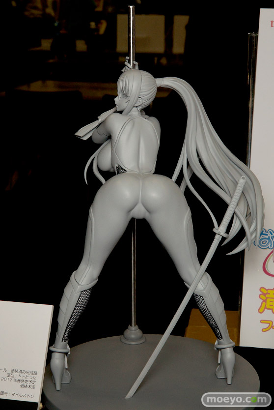 クイーンテッドの対魔忍ユキカゼ2 秋山凛子の新作フィギュア原型画像02