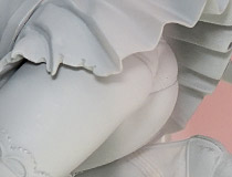 フレア新作フィギュア「セブンスドラゴン2020 サムライ（刀子）バトルver.」監修中原型が展示！【WF2016夏】