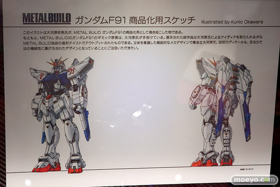 第56回ホビーショーのバンダイブースのガンダム系新作展示の様子02