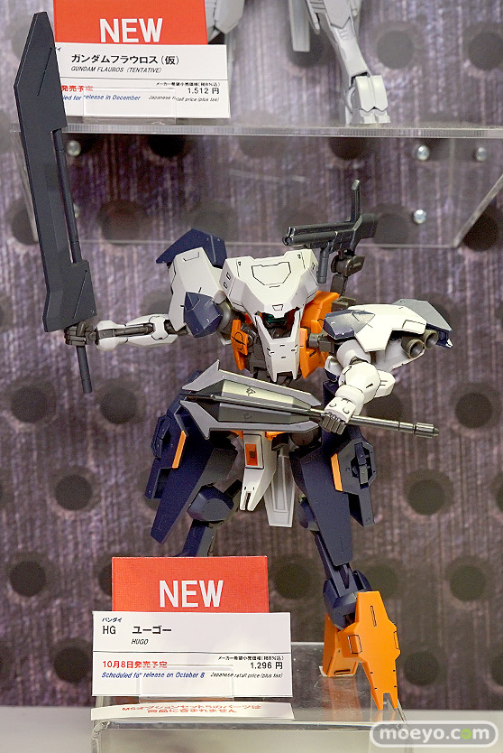 第56回ホビーショーのバンダイブースのガンプラ新作展示の様子03