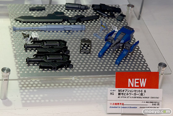 第56回ホビーショーのバンダイブースのガンプラ新作展示の様子06