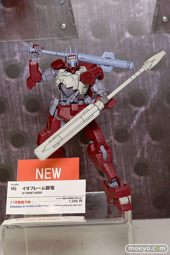 第56回ホビーショーのバンダイブースのガンプラ新作展示の様子09