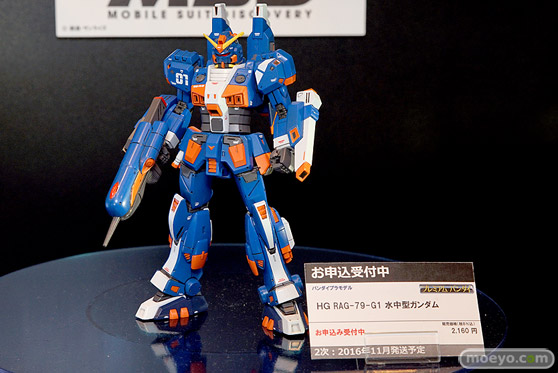 第56回ホビーショーのバンダイブースのガンプラ新作展示の様子38