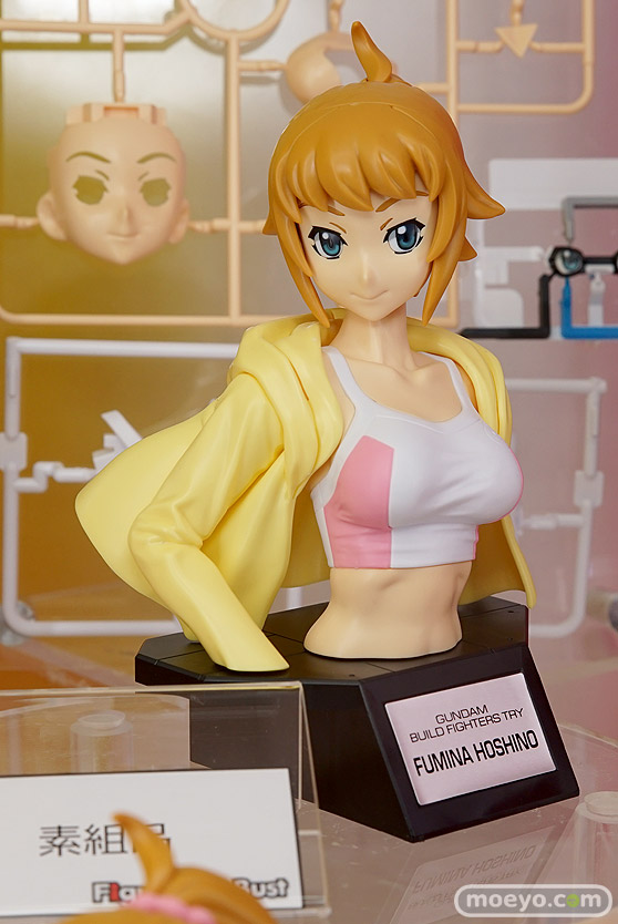 第56回ホビーショーのバンダイブースのフィギュアライズバスト新作展示の様子25