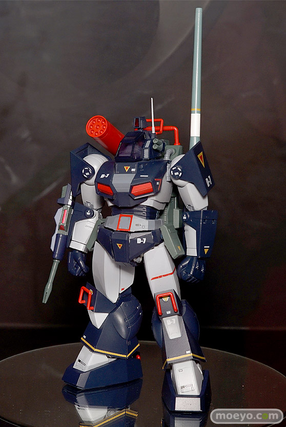 第56回ホビーショーのバンダイブースのメカもの新作展示の様子01