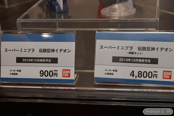 第56回ホビーショーのバンダイブースのメカもの新作展示の様子28