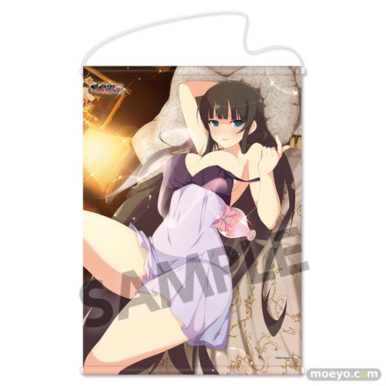 閃乱カグラ NewWave Gバースト 描き下ろしB2タペストリー 斑鳩／総司／美苺のサンプル画像01