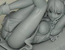 大胆なポージング！プルクラ新作フィギュア「だがしかし 枝垂ほたる」の監修中原型が展示！【WF2016夏】