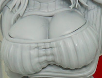 胸開きタートルネック姿で立体化！プルクラ新作フィギュア「すーぱーそに子」の監修中原型が展示！【WF2016夏】