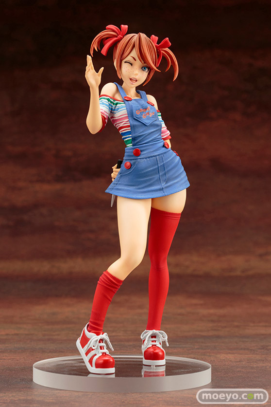 コトブキヤのHORROR美少女 チャイルド・プレイ チャッキーの花嫁 チャッキーの新作フィギュア彩色サンプル画像01