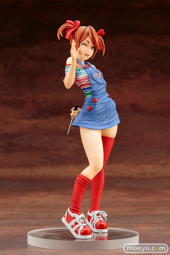 コトブキヤのHORROR美少女 チャイルド・プレイ チャッキーの花嫁 チャッキーの新作フィギュア彩色サンプル画像02