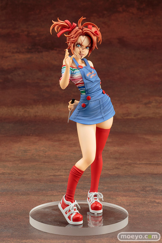 コトブキヤのHORROR美少女 チャイルド・プレイ チャッキーの花嫁 チャッキーの新作フィギュア彩色サンプル画像09