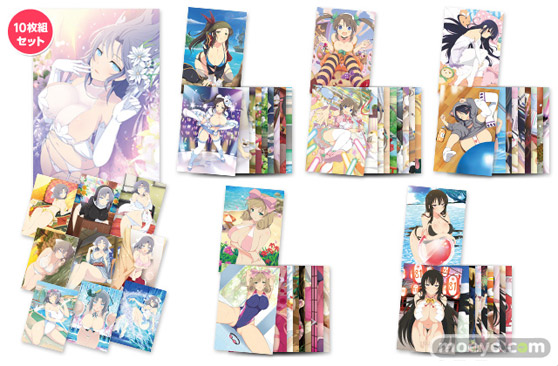 閃乱カグラ NewWave Gバースト B2タペストリー 2種/ポストカードセット 6種 サンプル画像03