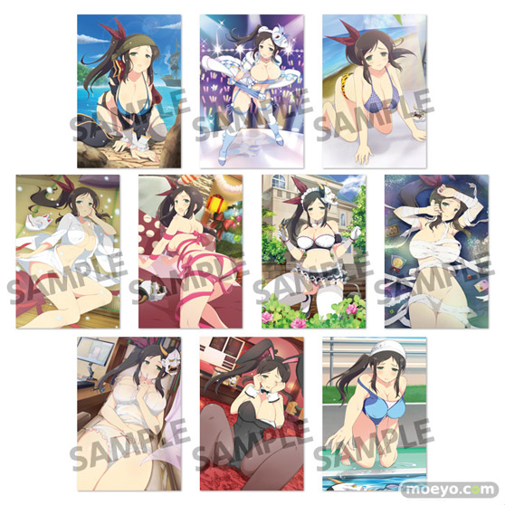 閃乱カグラ NewWave Gバースト B2タペストリー 2種/ポストカードセット 6種 サンプル画像05