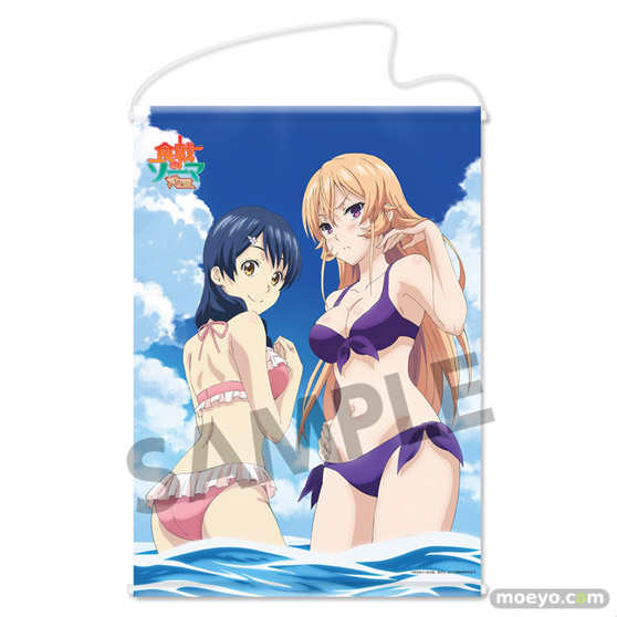 食戟のソーマ 弐ノ皿 立体マウスパッド 薙切えりな 制服ver.　新戸緋沙子 水着ver.　描き下ろしB2タペストリー 薙切えりな＆田所恵のサンプル画像01