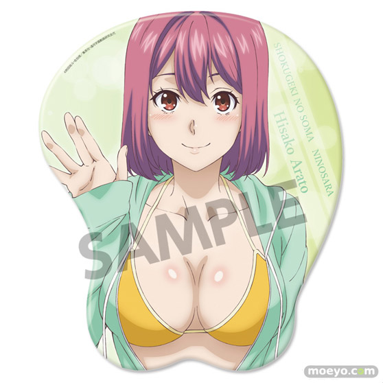 食戟のソーマ 弐ノ皿 立体マウスパッド 薙切えりな 制服ver.　新戸緋沙子 水着ver.　描き下ろしB2タペストリー 薙切えりな＆田所恵のサンプル画像05