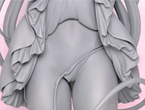 自らスカートたくし上げ＆パンツ片紐ほどけ。アルター新作フィギュア「To LOVEる ダークネス ララ・サタリン・デビルーク メイドVer.」監修中原型が展示！【メガホビ2016秋】