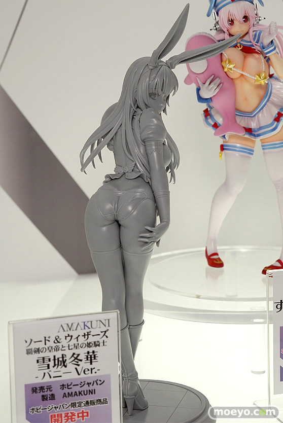 ホビージャパンのソード＆ウィザーズ 覇剣の皇帝と七星の姫騎士 雪城冬華 －バニーVer.の新作フィギュア彩色サンプル画像02