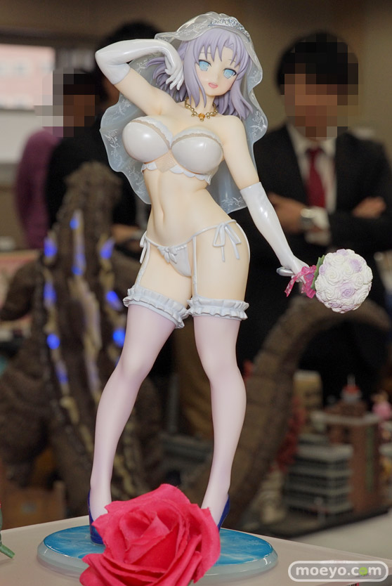 プルーヴィーの極美Girls Super Premium『閃乱カグラ NewWave Gバースト』雪泉 ウェディングランジェリーVer.の新作フィギュア彩色サンプル画像01