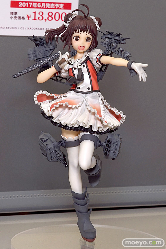 キューズQの艦隊これくしょん -艦これ- 那珂改二の新作フィギュア彩色サンプル画像02