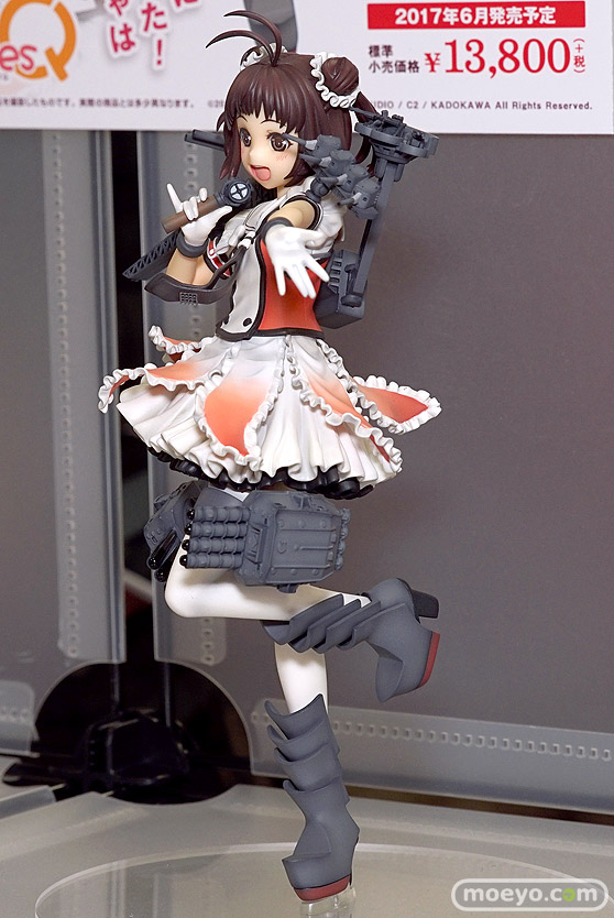 キューズQの艦隊これくしょん -艦これ- 那珂改二の新作フィギュア彩色サンプル画像06